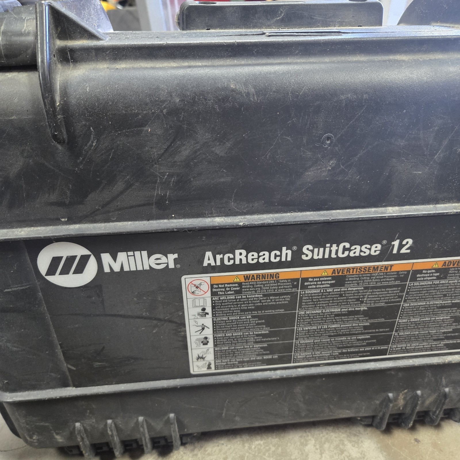 Miller ArcReach 12 Suitcase Welder with gun Miller ArcReach 12 Suitcase Welder with gun