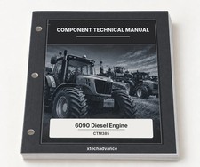 Component Technical Manual fits John Deere 6090 Diesel Engine CTM385 picture
