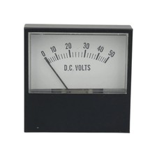 Prime Analog Panel Meter 0-50 DC Volts (New) picture
