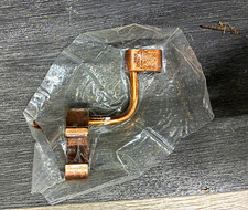 Qty 6 BURNDY YGL34C2 copper grounding crimp  250-500 MCM to 6-2 ground grid picture