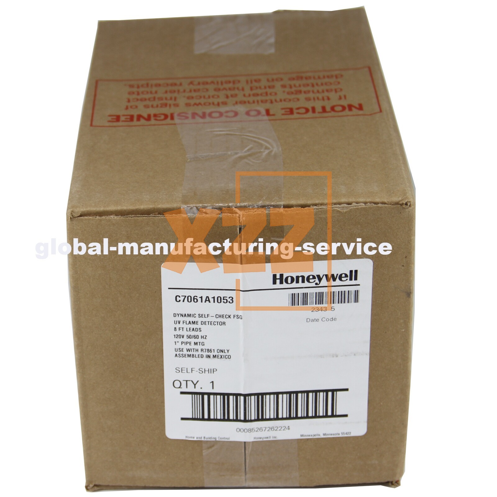 1PCS NEW Honeywell C7061A1053 UV Flame Detector Replace C7061A1012 1PCS NEW Honeywell C7061A1053 UV Flame Detector Replace C7061A1012