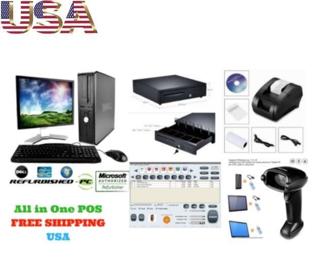 Low price Full POS all-in-one Point of Sale System Combo Kit Retail Store BEST