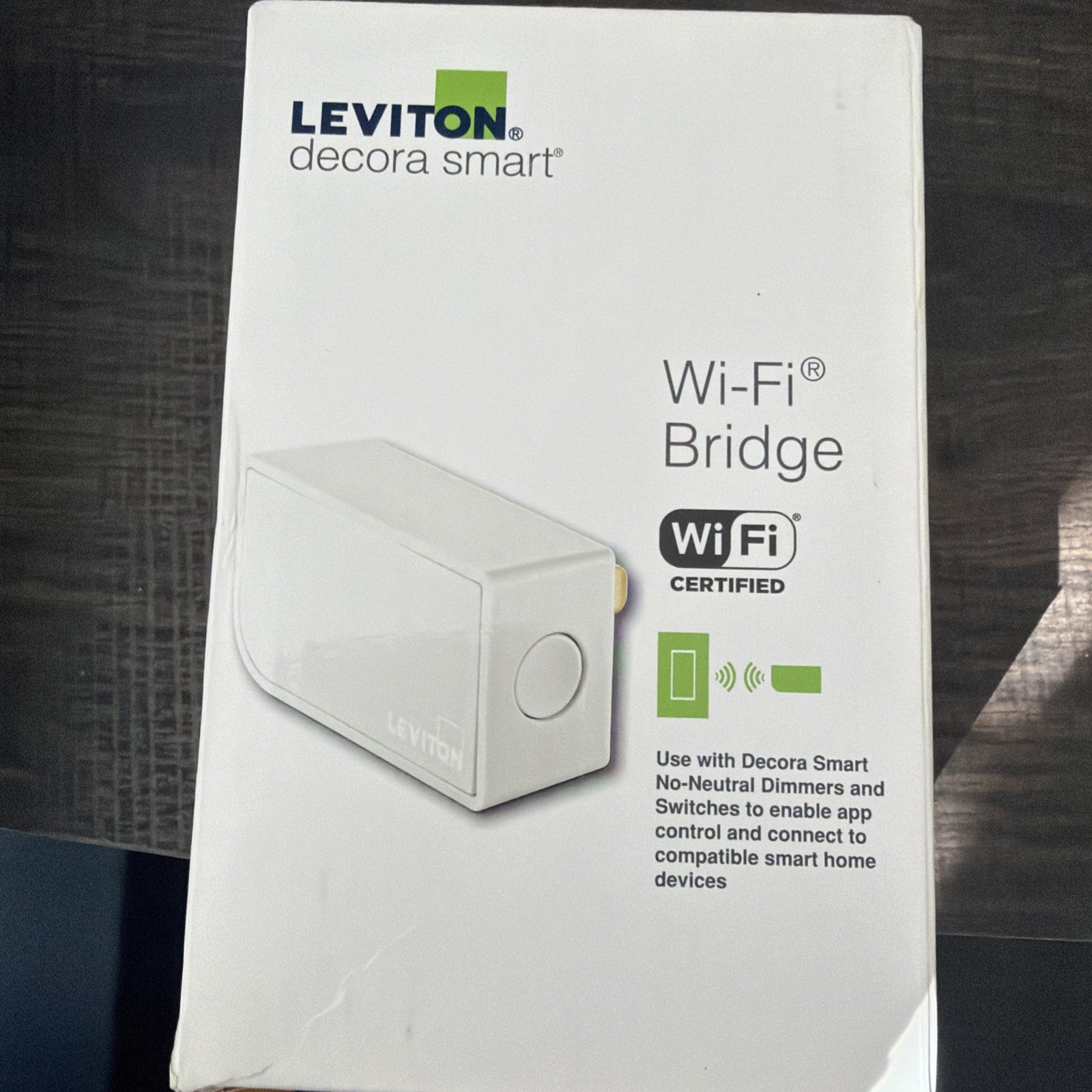 Leviton Decora Smart Wi-Fi Bridge Z02-MLWSB-2RW White NEW