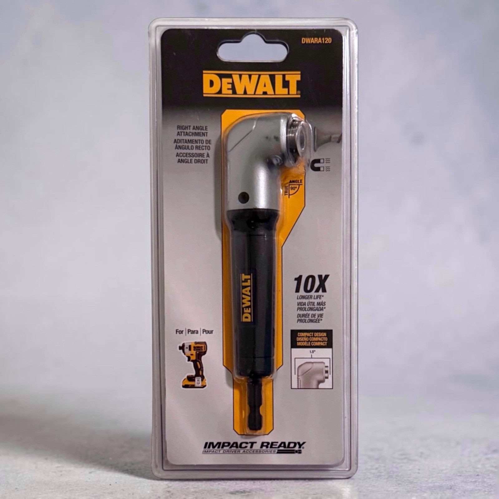 DeWalt Impact Ready Right Angle Drill Attachment (DWARA120) / BRAND NEW