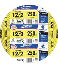 250 ft. 12/2 Solid Romex SIMpull CU NM-B W/G Wire,  picture
