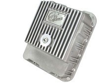Open Box aFe POWER Street Series Transmission Pan Raw w/ Machined Fins GM Trucks picture