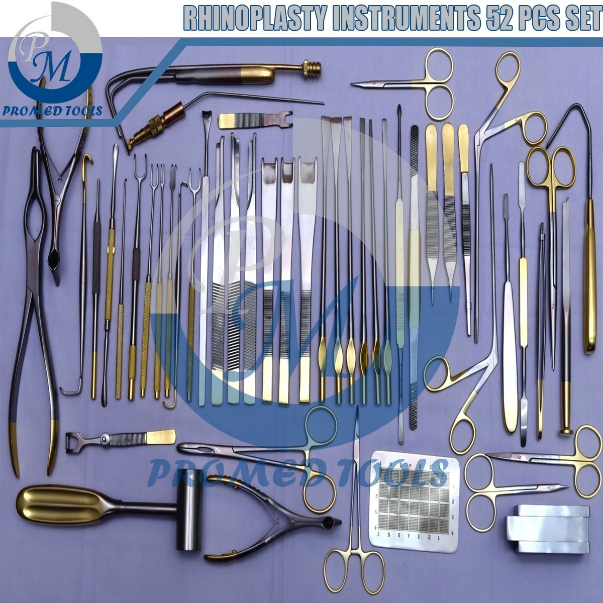 Rhinoplasty instruments 52 Pcs Set, nose & plastic surgery instruments