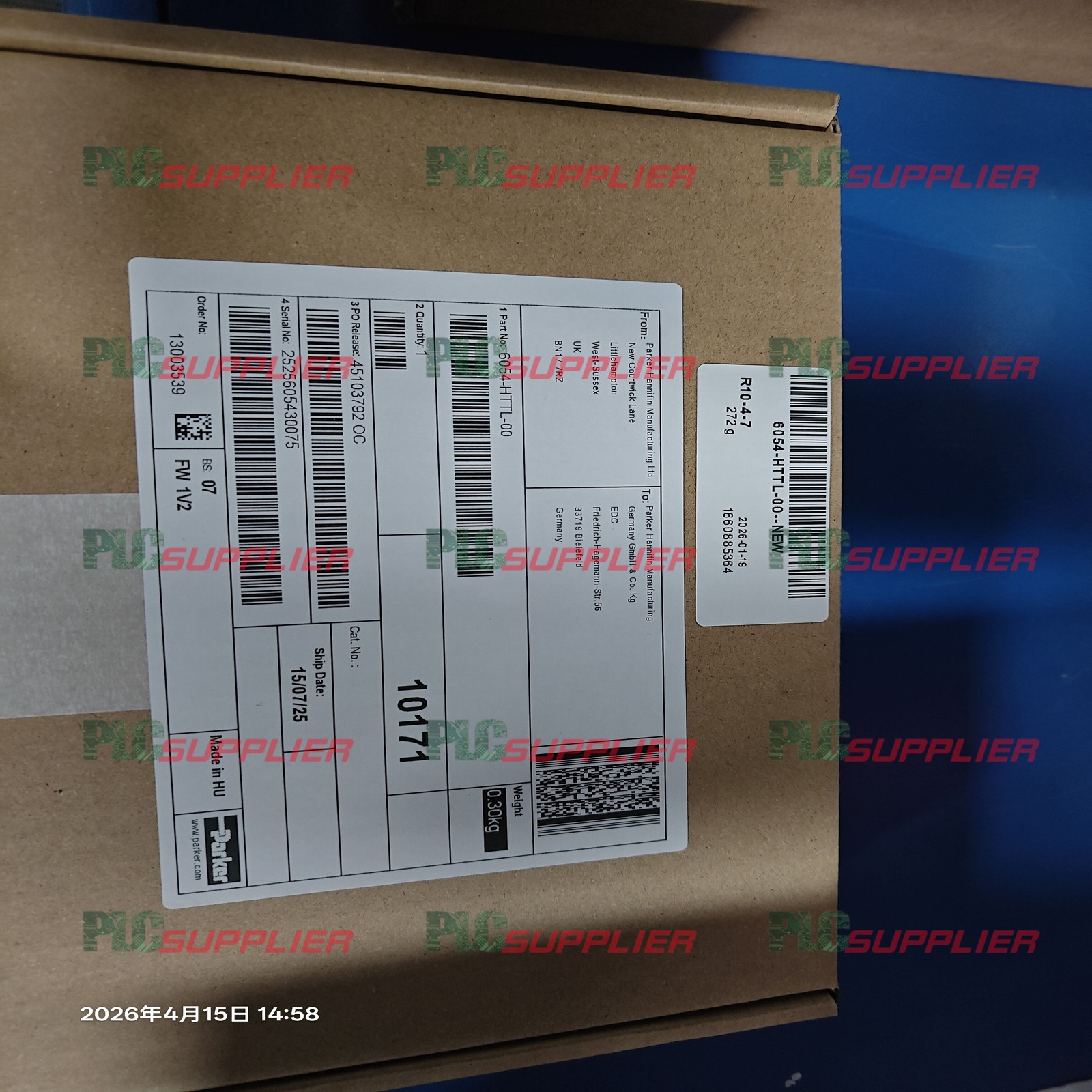 Brand new and original Parker 6054-HTTL-00 US stock