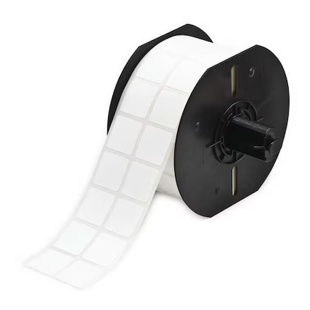 Brady B33-141-481 Label Roll, White, Labels/Roll: 1500
