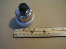 (NEW?) Vintage  Perkins Rotary Light Wall Switch Metal & Porcelain  2