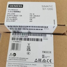 New SIEMENS 6ES7 214-1AG40-0XB0 6ES7214-1AG40-0XB0 S7-1200 CPU 1214C CPU Module picture