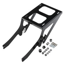 Motorcycle Black Detachable Two-Up Trunk Mount Rack picture