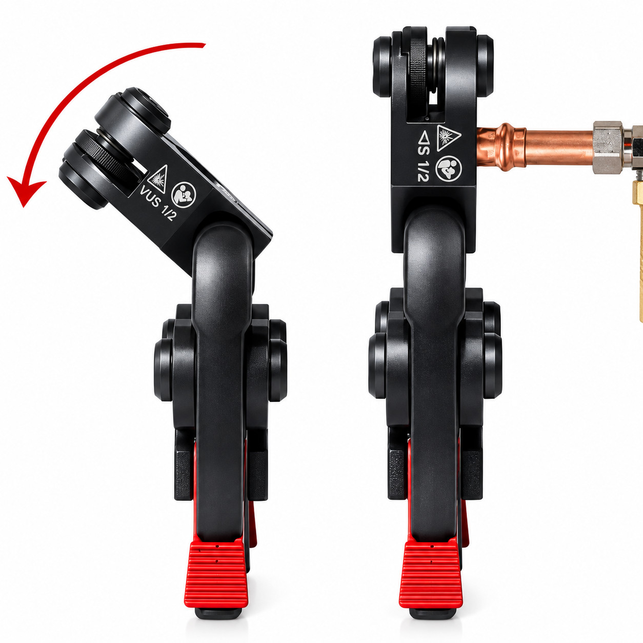 3Pcs Pivoting Press Ring Kit with Actuator for Hilti NPR 24-22 & Milwaukee M12 3Pcs Pivoting Press Ring Kit with Actuator for Hilti NPR 24-22 & Milwaukee M12