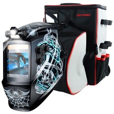 TRQWH Solar Powered Welding Helmet Auto Darkening & Welding Backpack picture
