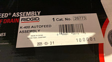RIDGID K-400 Drain Cleaner AutoFeed Autofeed Assembly MPN 26773 Cat. No. 26773 picture