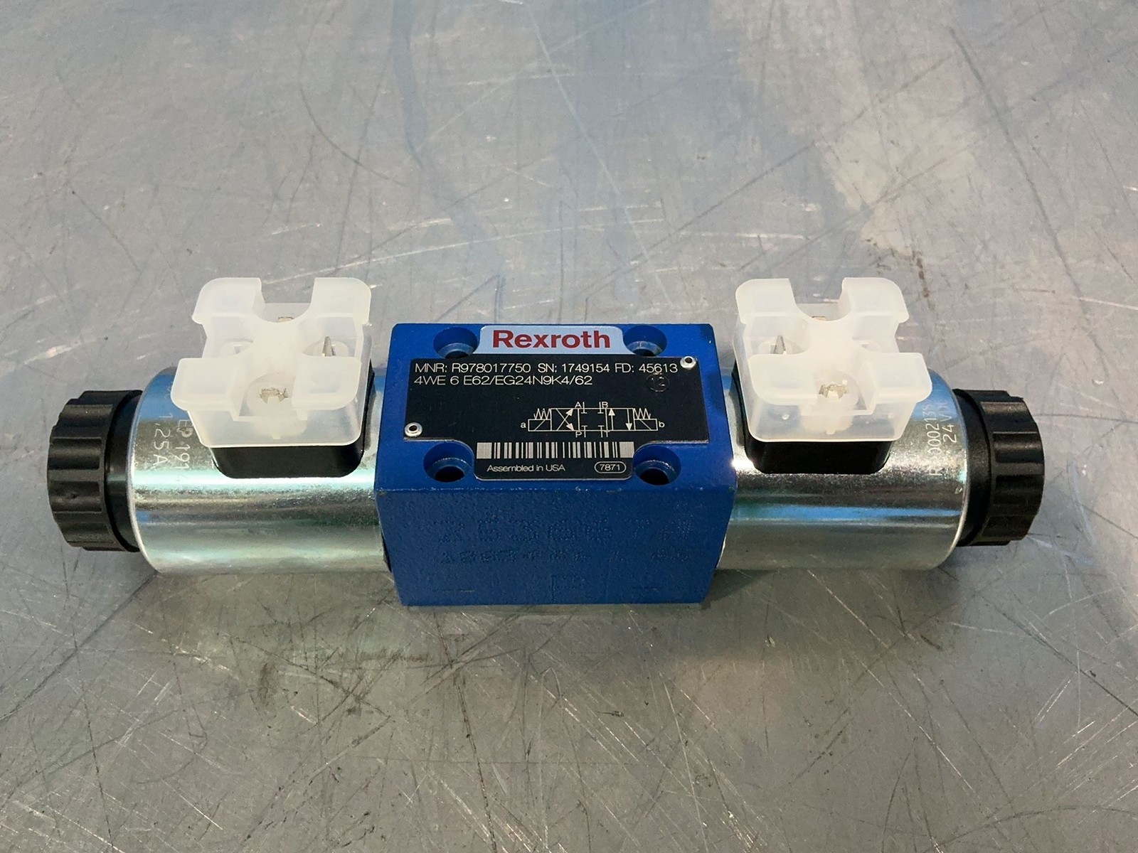 REXROTH DIRECTIONAL SPOOL VALVE R978017750 REXROTH DIRECTIONAL SPOOL VALVE R978017750