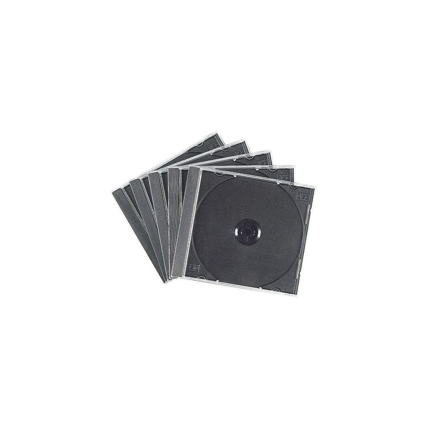 Staples Standard CD Jewel Case 25/Pack 1981440