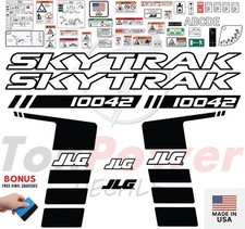 Fits JLG 10042 Decal Kit Telehandler - 8 YEAR OUTDOOR - 3M VINYL/FREE SHIPPING picture