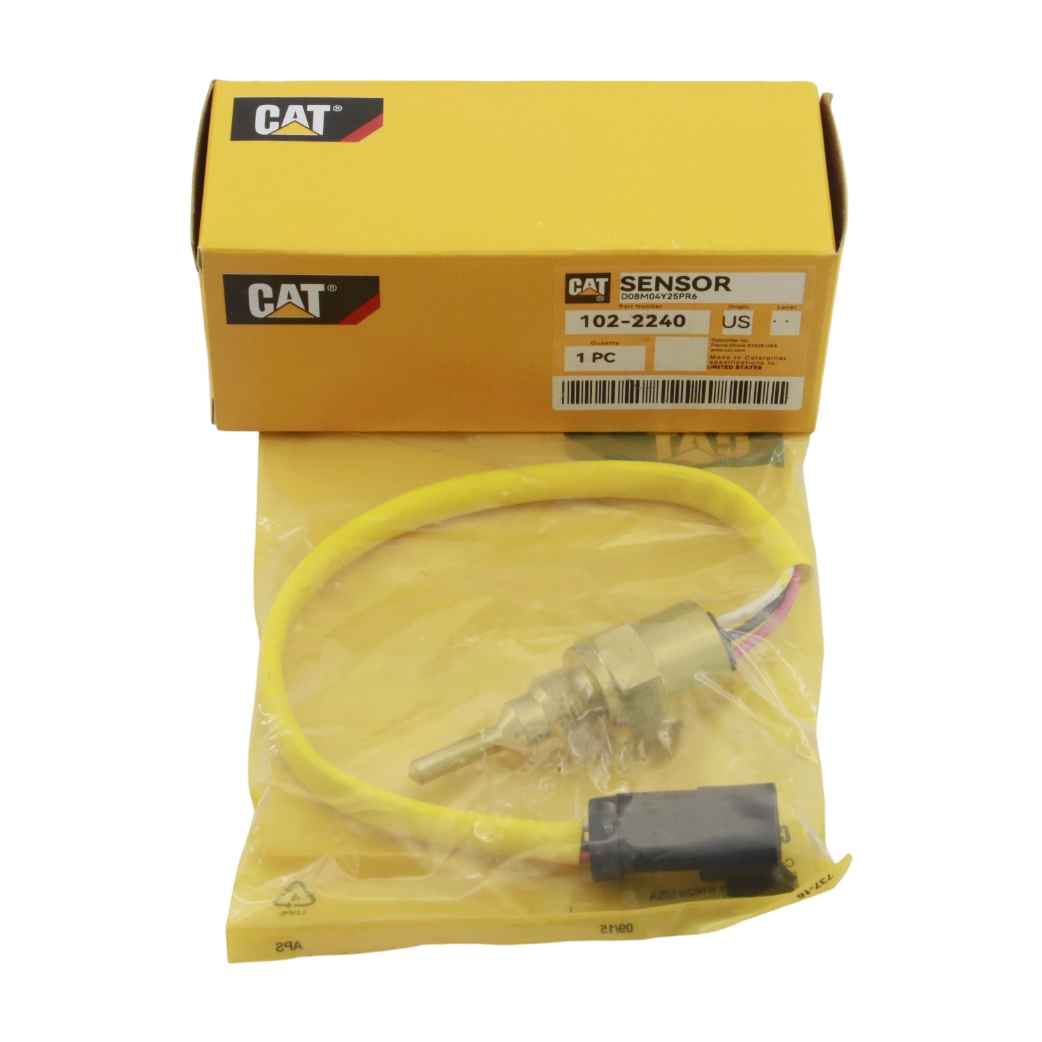 New Caterpillar 102-2240 Temperature Sensor New Caterpillar 102-2240 Temperature Sensor