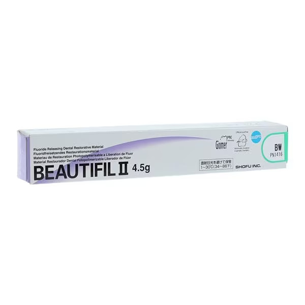 Shofu BEAUTIFIL II Fluoride Releasing Dental Restorative Composite 4.5gm BLEACH Shofu BEAUTIFIL II Fluoride Releasing Dental Restorative Composite 4.5gm BLEACH