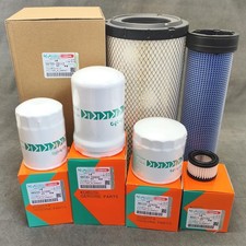 OEM Complete Filter Service Kit for Kubota SVL95-2S SVL95-2SC S/N 32601 & Below picture
