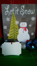 Christmas Berlin 2 Ornaments 2-SIDED WHITE Aluminum Dye Sublimation Blanks 50PCs picture