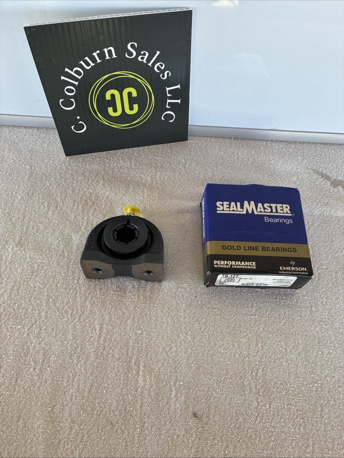 NEW IN BOX SEALMASTER GOLD LINE PILLOW BLOCK BEARING TB-12T NEW IN BOX SEALMASTER GOLD LINE PILLOW BLOCK BEARING TB-12T