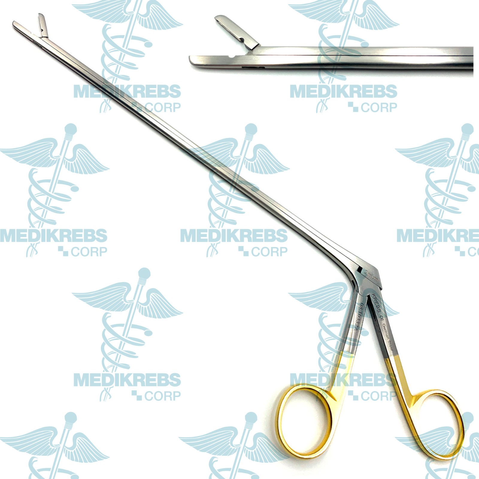 Caspar Intervertebral Disc Rongeur 2mm x 22cm Straight Cushing O.R Grade Steel Caspar Intervertebral Disc Rongeur 2mm x 22cm Straight Cushing O.R Grade Steel