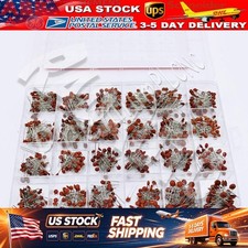 50V 2pF-0.1uF Ceramic Capacitor Kit 24 Values 960Pcs Assortment US Stock picture
