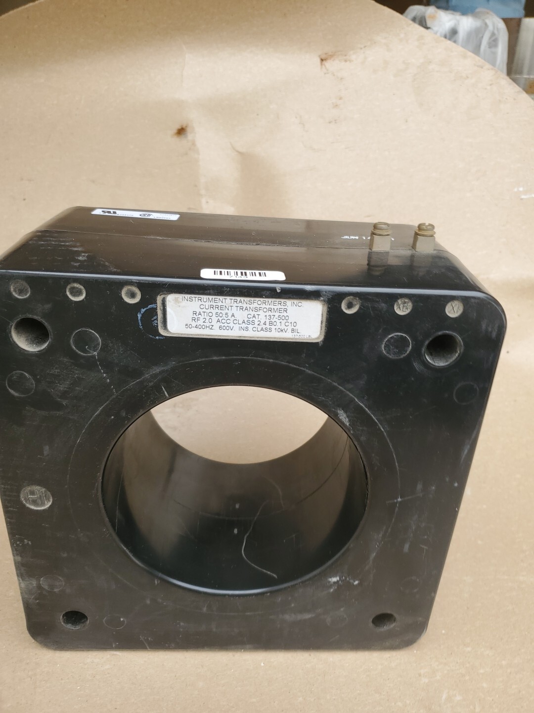 GE Instrument Transformers 50:5 Transformer 137-500 GE Instrument Transformers 50:5 Transformer 137-500