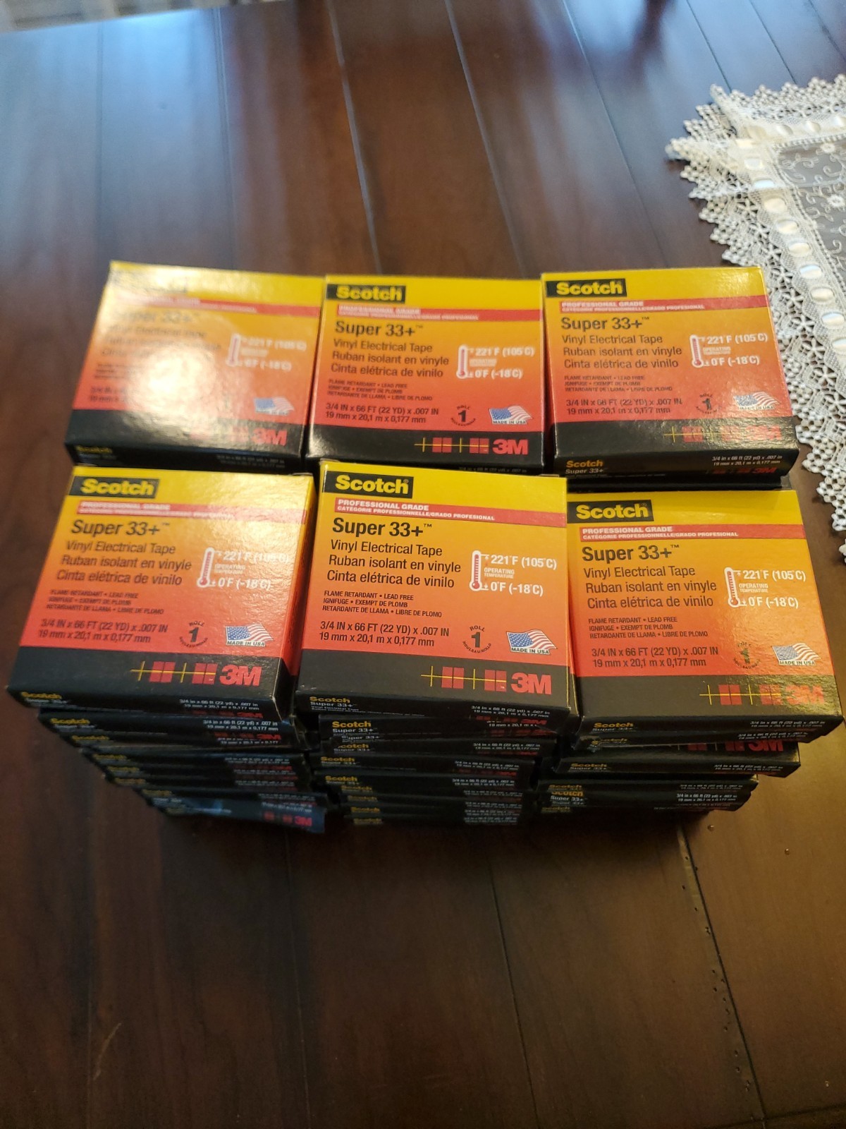 59 Rolls Scotch 3M Super 33+ 3/4 59 Rolls Scotch 3M Super 33+ 3/4