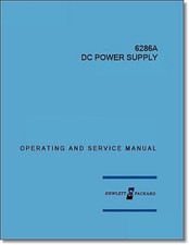 HP 6286A Operating & Service Manual: w/11
