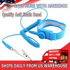 Anti-Static Wrist Band ESD Grounding Strap Prevents Static Build Up, Blue picture