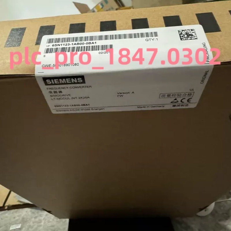 1PCS Brand New Siemens 6SN1123-1AB00-0BA1 6SN1 123-1AB00-0BA1 Fast Shipping 1PCS Brand New Siemens 6SN1123-1AB00-0BA1 6SN1 123-1AB00-0BA1 Fast Shipping