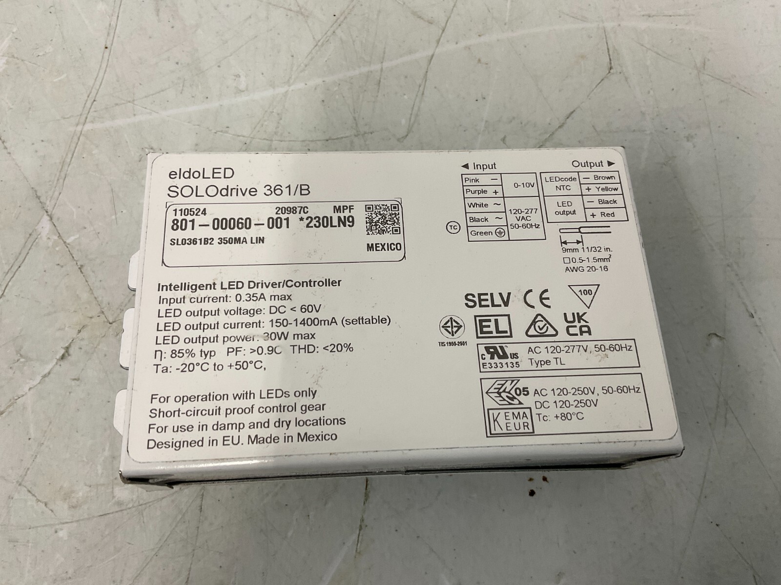 ELDO LED 361/B Intelligent LED Driver Controller ELDO LED 361/B Intelligent LED Driver Controller
