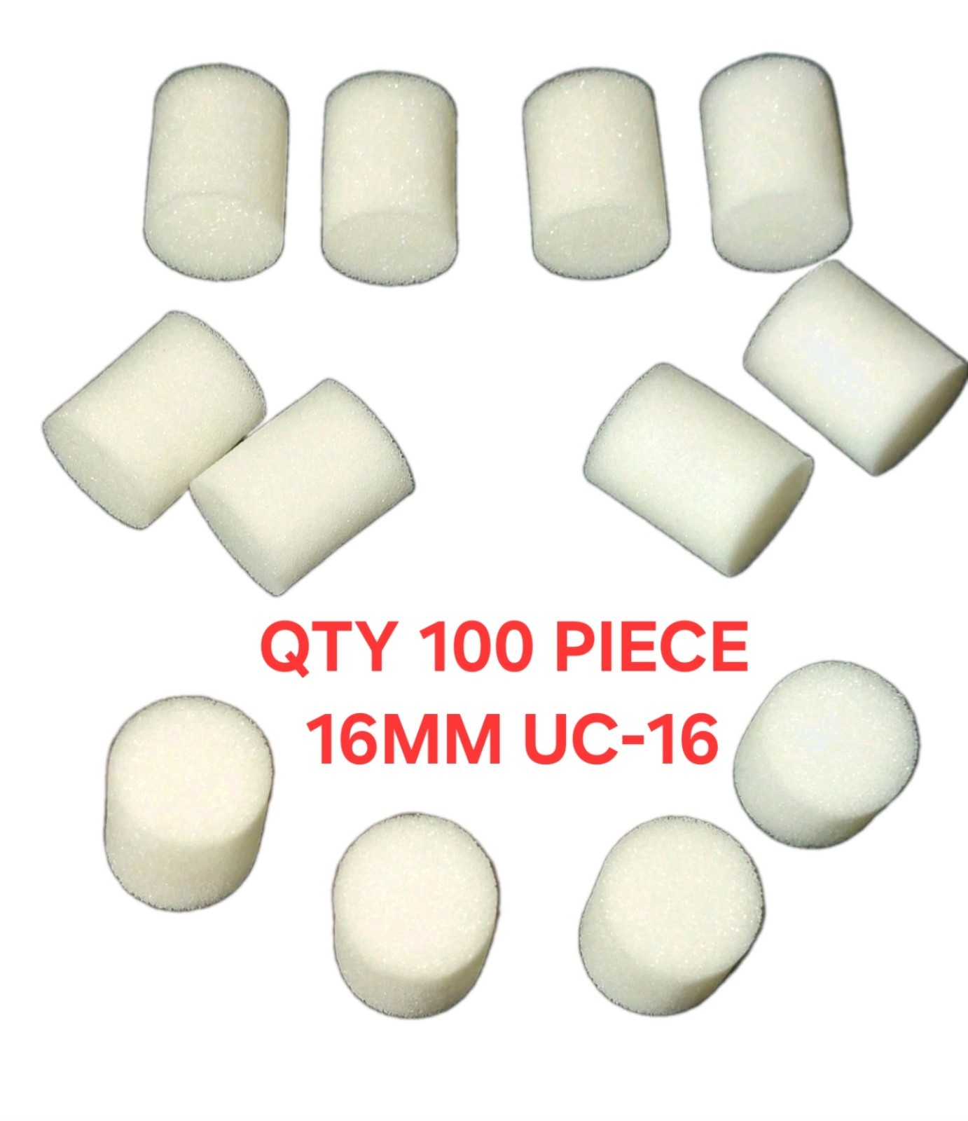 QTY: 100 UC 16MM Projectiles For 3/8\