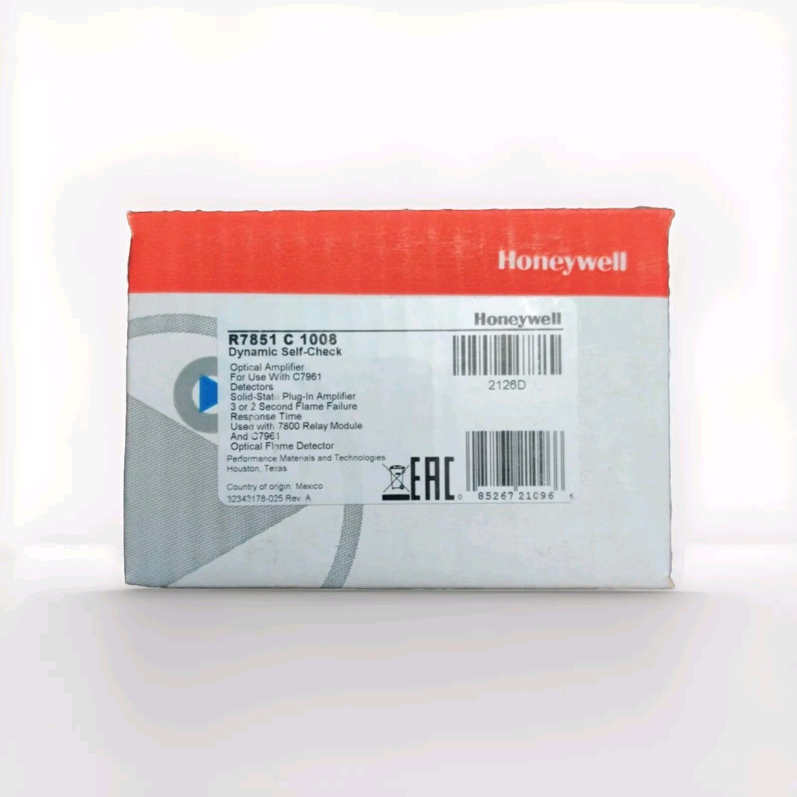 NEW HONEYWELL R7851C1008 Flame Amplifier NEW HONEYWELL R7851C1008 Flame Amplifier
