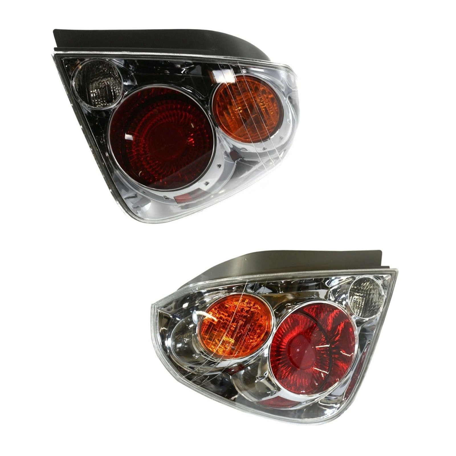 Tail Light Left Right Clear Lens for Nissan Altima 2002-2004