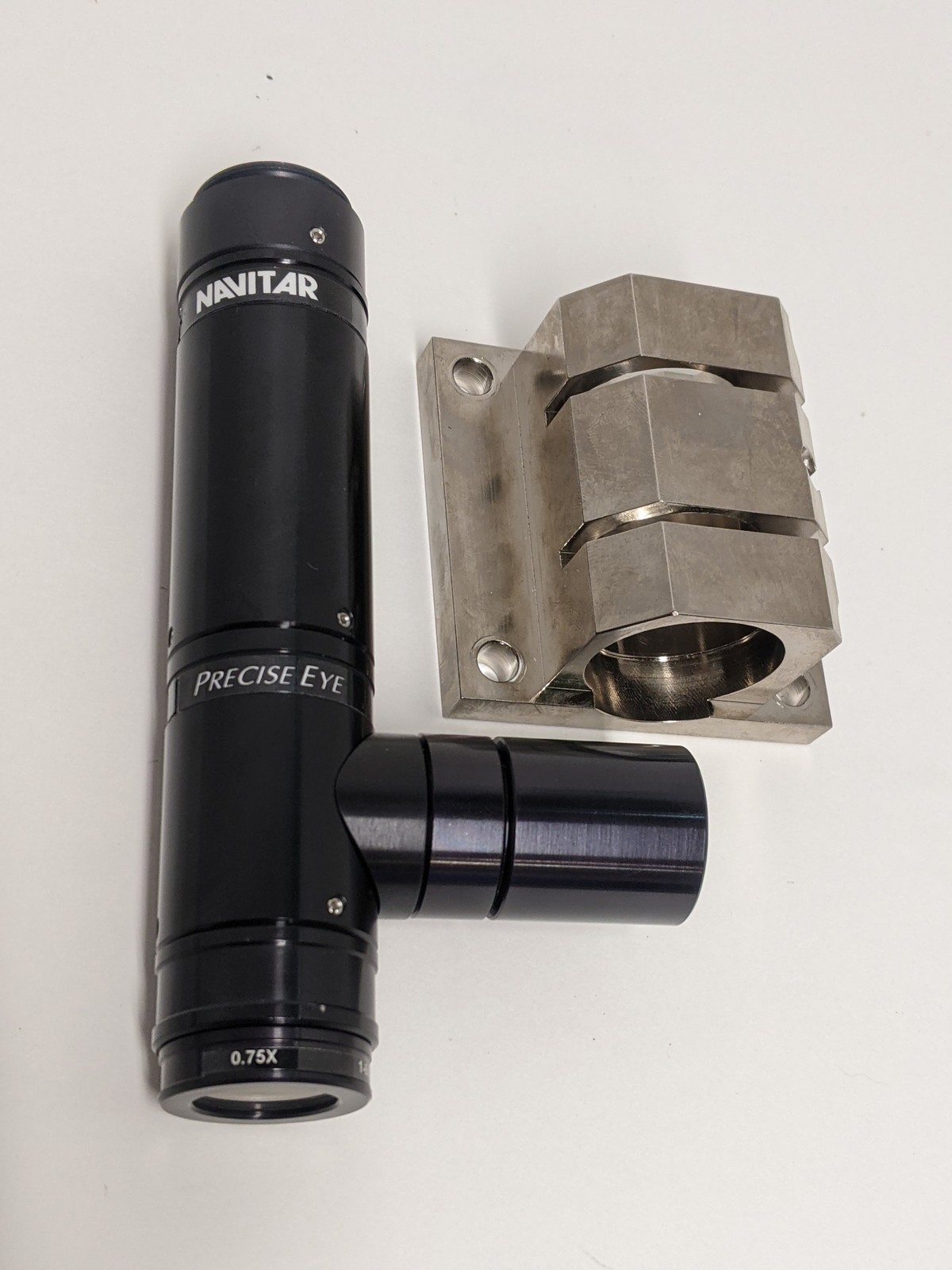 Navitar Precise Eye 1-62707 Coaxial Lens Assembly 1-61448 1.33X 1-60111 0.75X Navitar Precise Eye 1-62707 Coaxial Lens Assembly 1-61448 1.33X 1-60111 0.75X