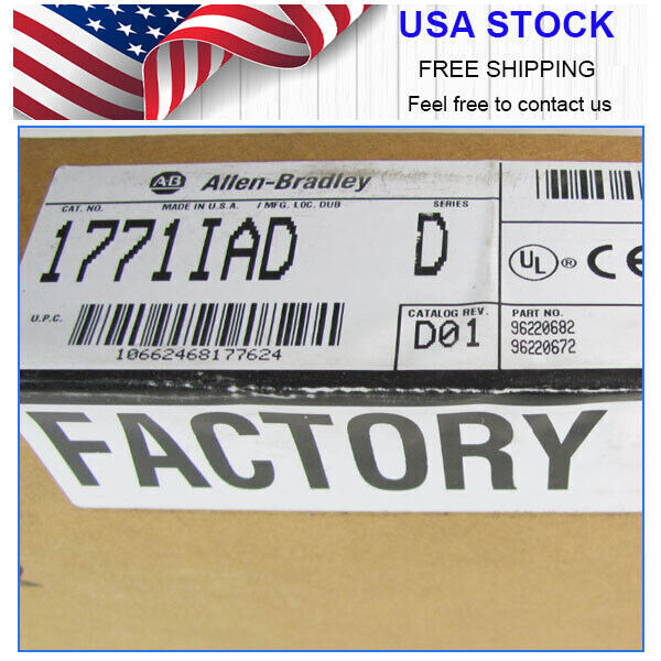 AB PLC-5 1771-IAD -1AD, SER D 120 Volt AC/DC New AB PLC-5 1771-IAD -1AD, SER D 120 Volt AC/DC New