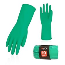 Vgo 1/3/5/10Pairs Reusable Household Gloves Extra Thickness(HH4601-G) picture
