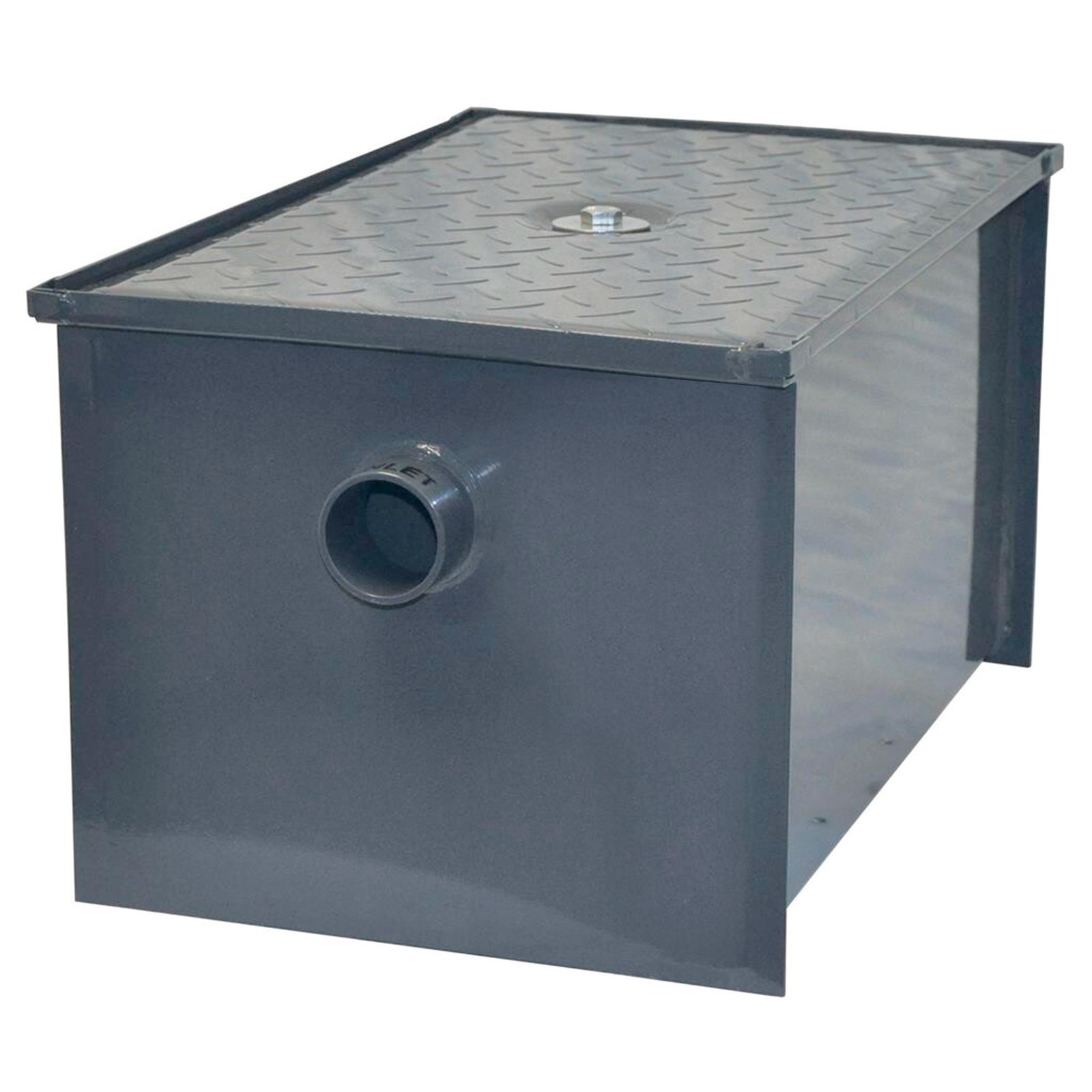 Carbon Steel Grease Trap Interceptor for Restaurant Under Sink Kitchen