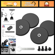 Strong Rubber Coated Mounting Magnets - 4 Pack, 30 LB Heavy Duty Hold picture