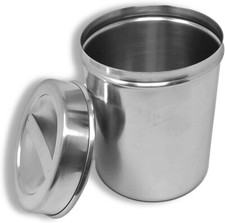 1 Piece New Dressing Jars with Cover Stainless Steel picture