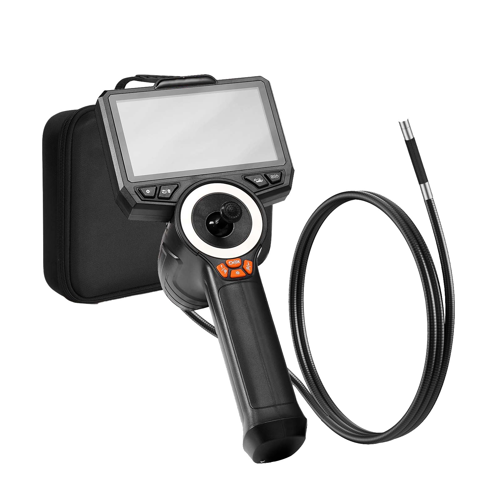 Uimoso 4-Way 360° Articulating Borescope Camera with 4.5 Uimoso 4-Way 360° Articulating Borescope Camera with 4.5