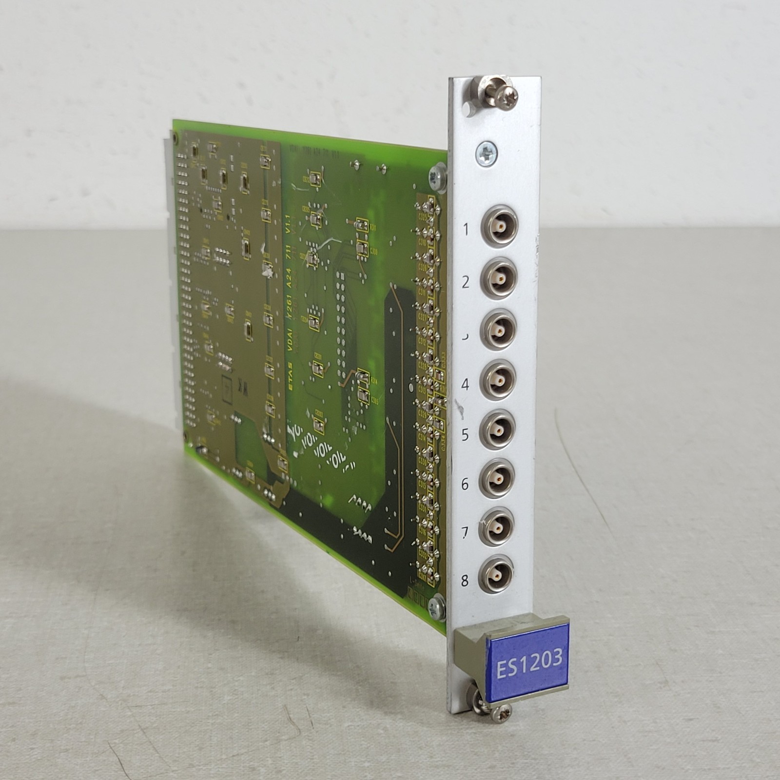 ETAS ES1203 ES1310.1 8-Channel Analog Output DAC Board ES1000 VME ETAS ES1203 ES1310.1 8-Channel Analog Output DAC Board ES1000 VME
