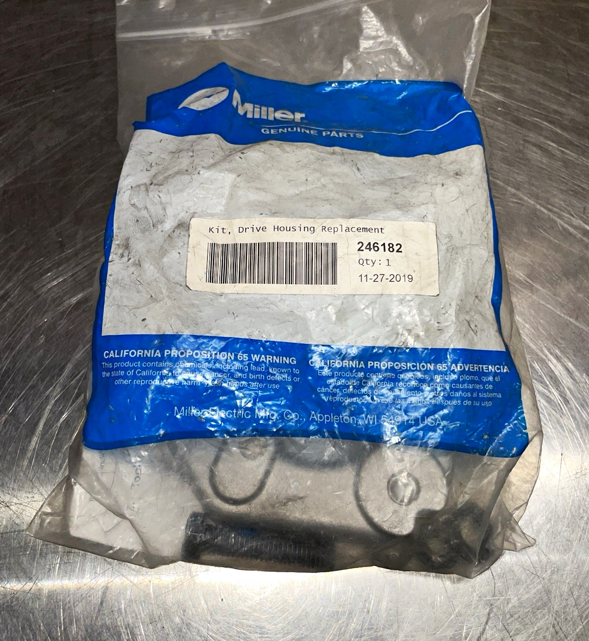 Miller Genuine Parts Drive Housing Replacement Kit 246182 Miller Genuine Parts Drive Housing Replacement Kit 246182
