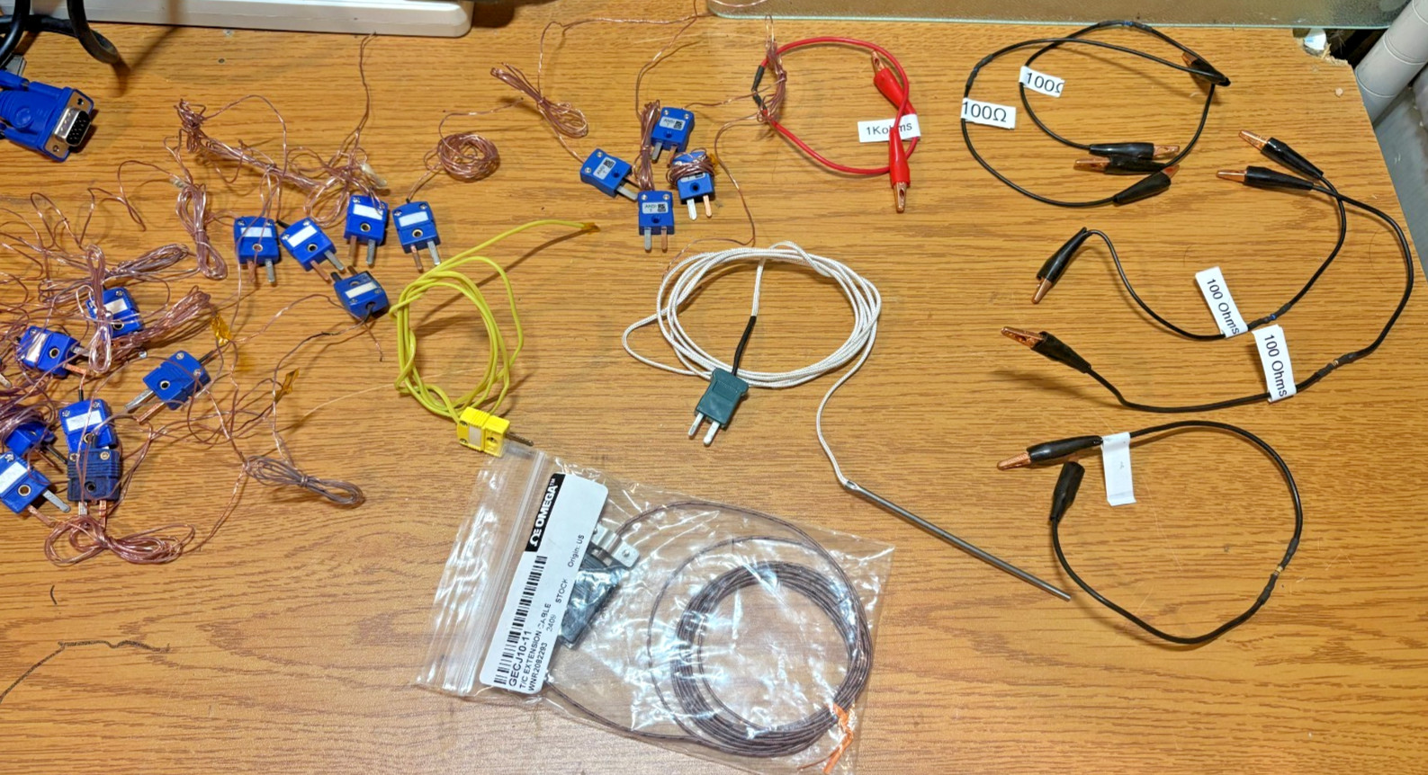 JOB LOT - VARIOUS TYPES AND BRANDS OF THERMO COUPLERS AND FUSED CABLES MOST NEW