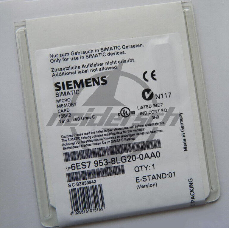 NEW One Siemens Memory Card 6ES7 953-8LG20-0AA0 6ES7953-8LG20-0AA0