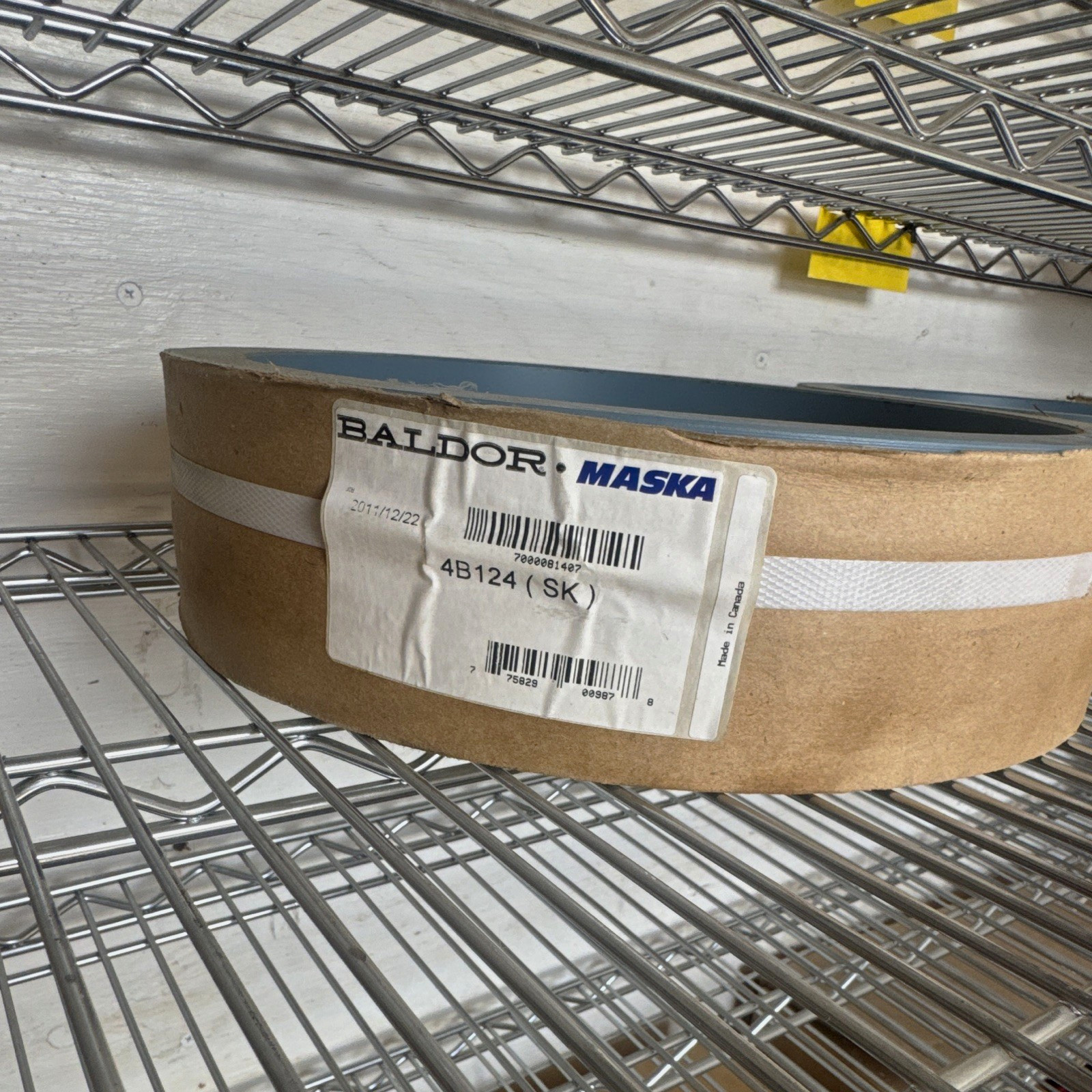Baldor Maska 4B124 (SK) Mechanical Power Transmission Industrial Belt Baldor Maska 4B124 (SK) Mechanical Power Transmission Industrial Belt